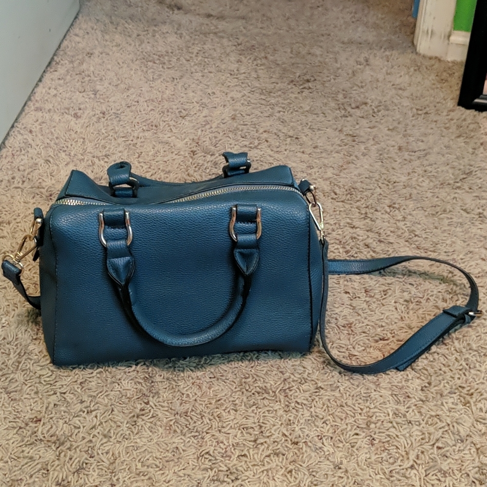 Dark blue crossbody purse